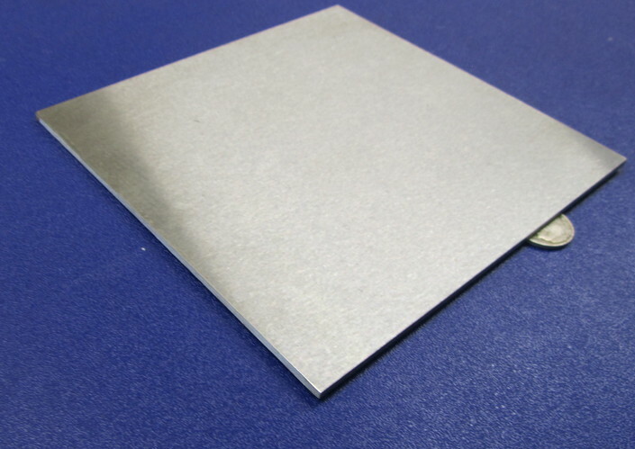 4140 Ground Carbon Steel Sheet, 1/8″ (+/-.001″) x 6″ Wide x 6″ Length