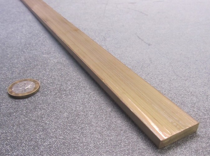 385 Brass Flat Bar 1/4″ Thick x 1.0″ Wide x 4 Foot Length