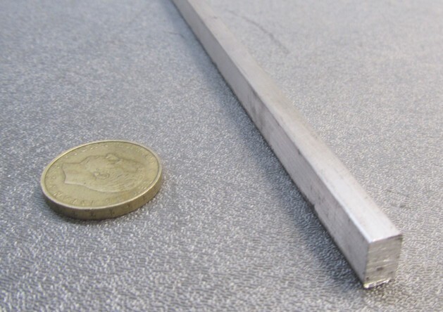 6061 T651 Aluminum Bar, 1/4″ (.250″) Thick x 3/8″ Wide x 60″ Length, 2 Units