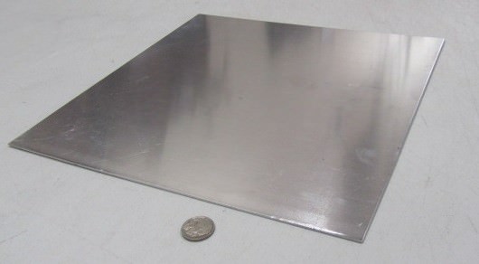 1100 Aluminum Sheet Softened (O) .050″ Thick x 12.0″ Wide x 12.0″ Long