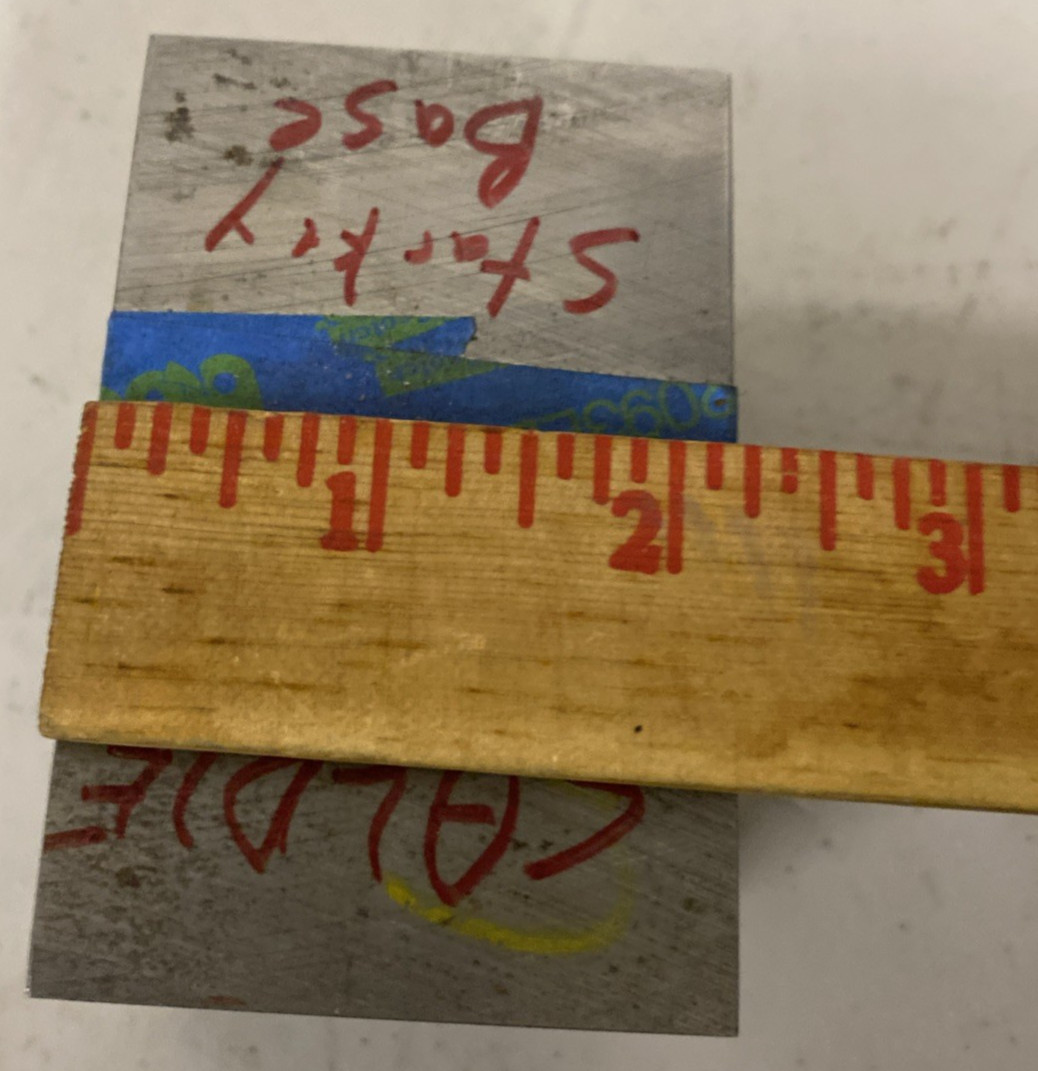 Lot 10.4 LBS Uddeholm Caldie Tool Steel Stock Rectangle Block Alloy CNC ESR
