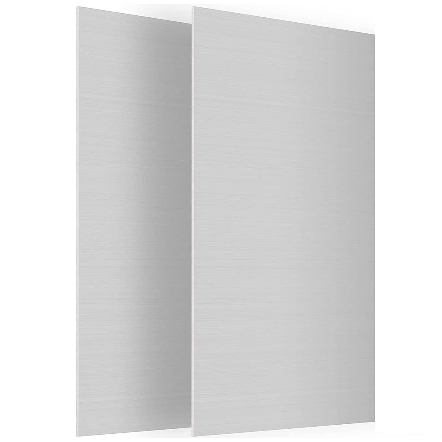 2Pack 6061 T6 Aluminum Sheet Metal 6 x 12 x 1/16 Inch Flat Plain Aluminum Plate