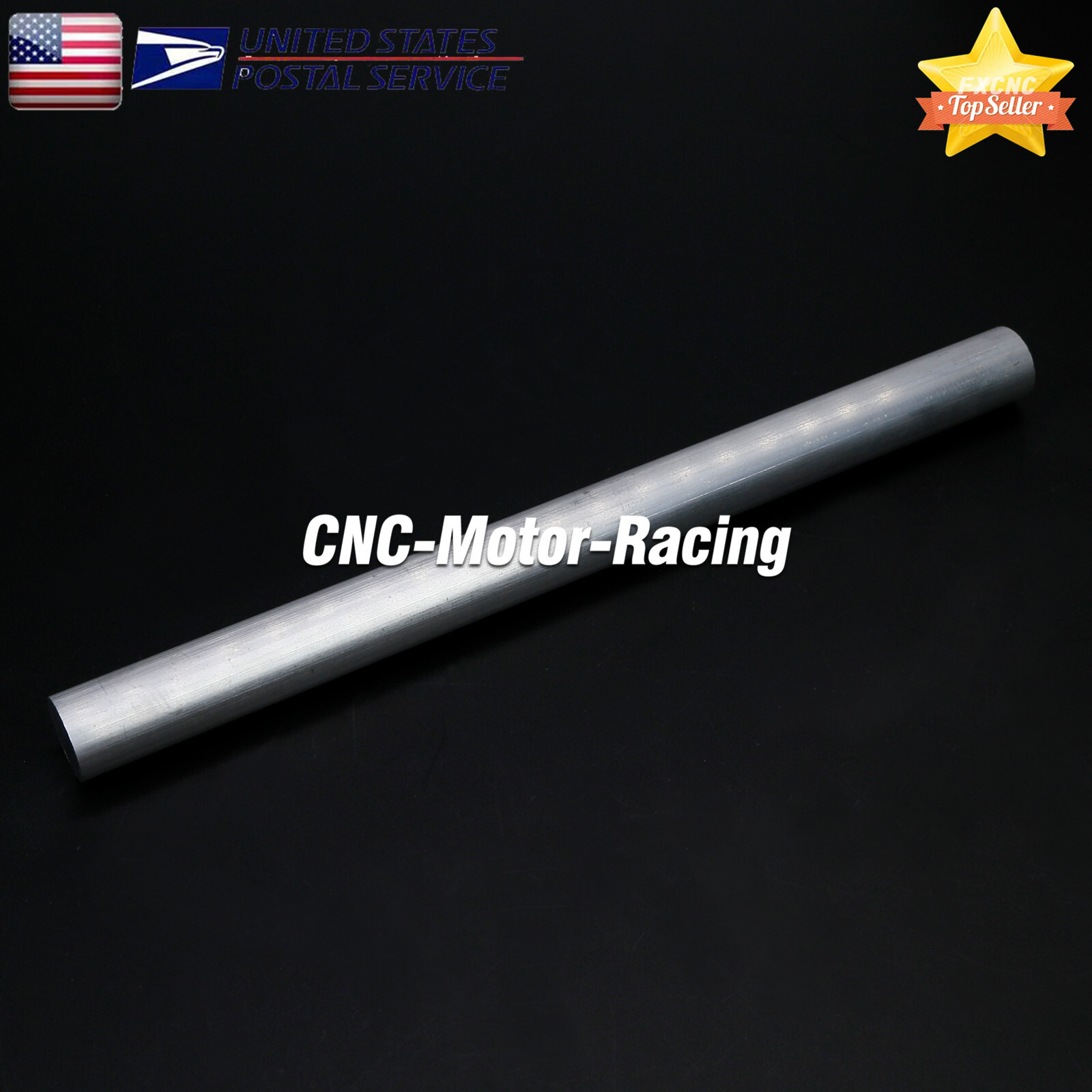 2pcs Raw Aluminum Material Solid Rod Stick Long 12.99in 330mm Width 25mm 0.98″
