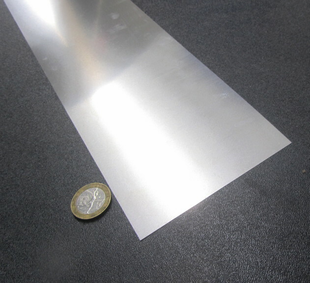 301 Stainless Steel Sheet Shim, .004″ (+/-.0003″) x 4.0″ x 5 Foot Length