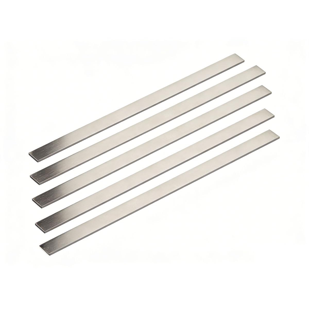5Pcs Aluminum Flat Bar Stock 3mm x 25mm x 305mm (1/8″ x 1″ x 12″), Solid Mill…