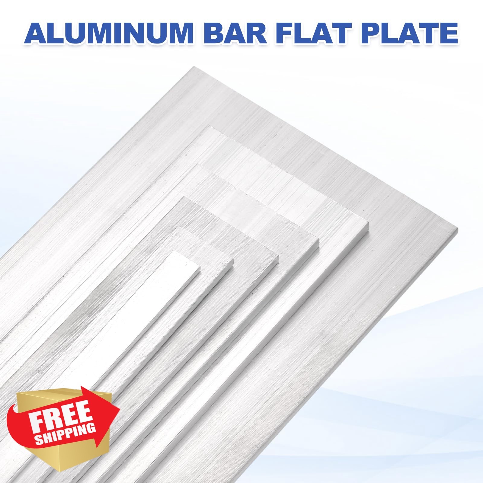 uxcell 2pc 0.16″x0.5″x16″ Aluminum Flat Bar