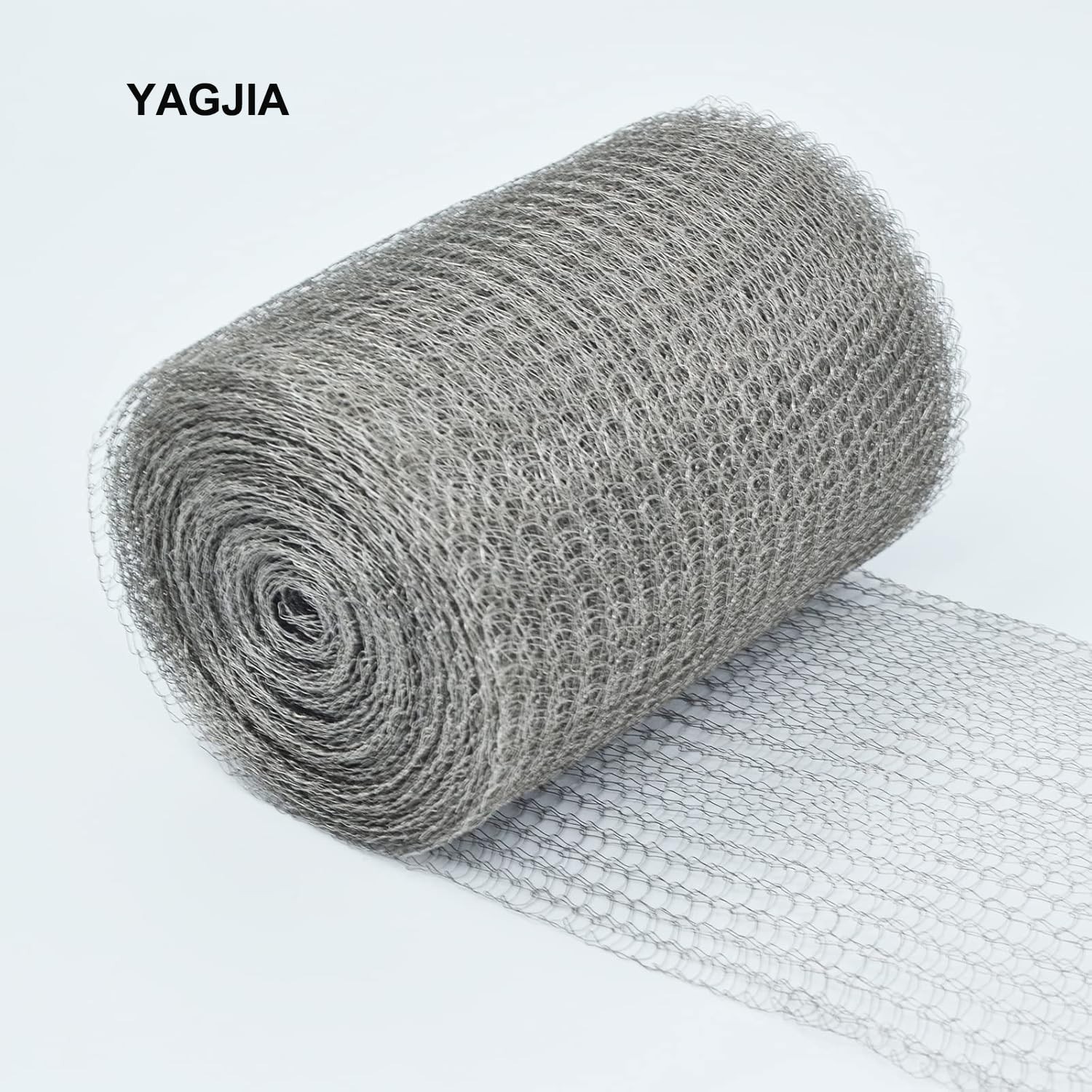 5″ x 50FT Stainless Steel Wire Mesh Roll, Flexible Gap Blocker for Garden & DIY