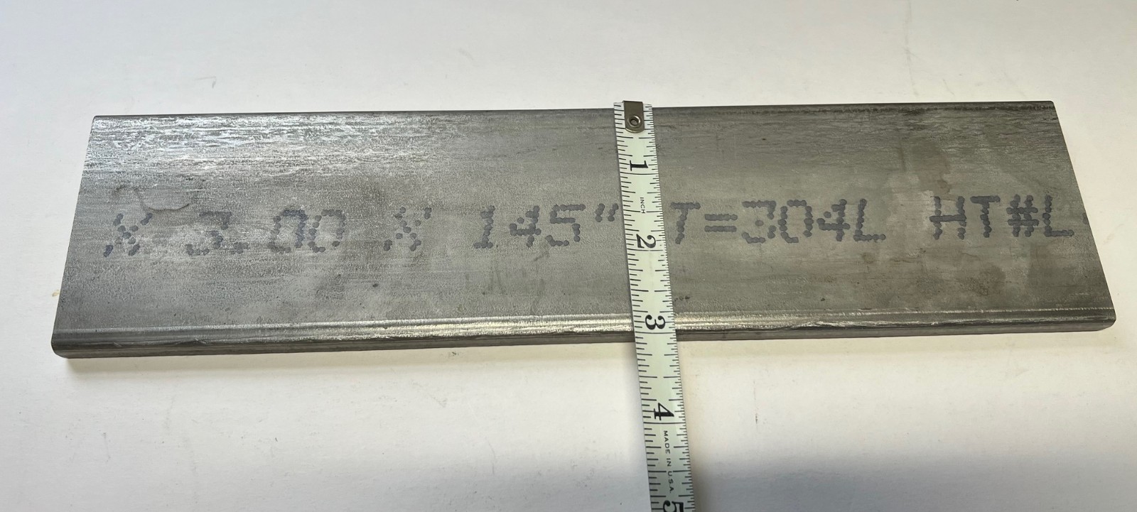 3/8″ x 3″ x 12″ 304 Stainless Steel Flat Bar, USA, New, Free Delivery