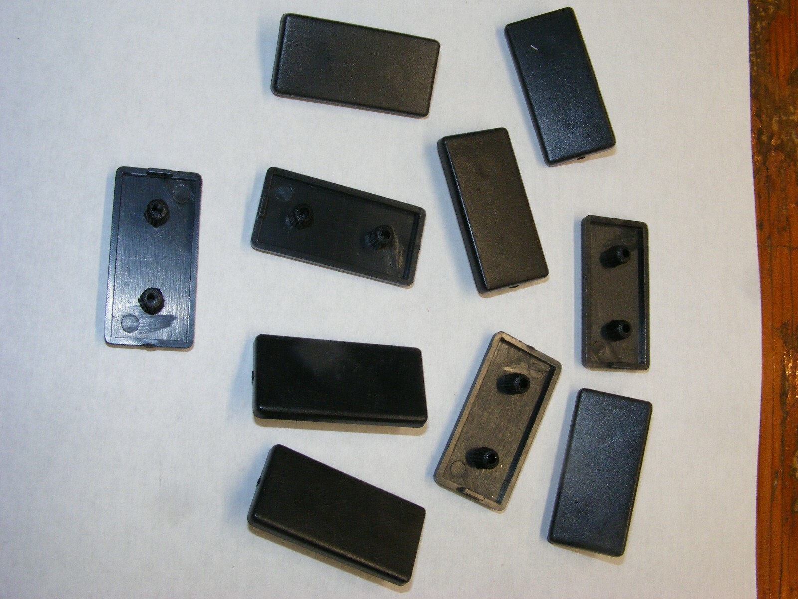 x10 END CAP 2040 BLACK PLASTIC Extruded Aluminum T-slot 20 mm X 40 mm COVER USA