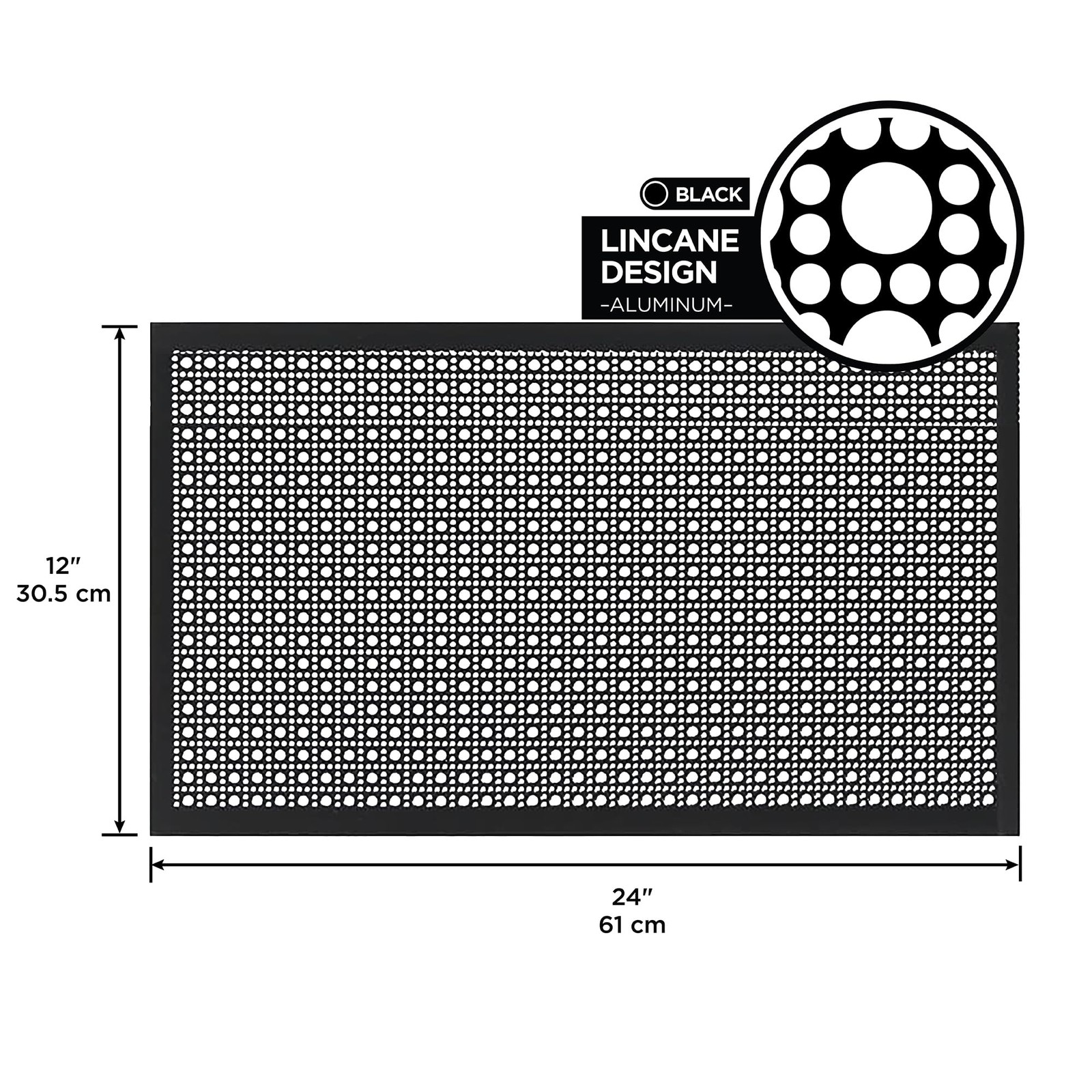 56014 .020-Inch Thick 1-Feet by 2-Feet Lincane Aluminum Sheet