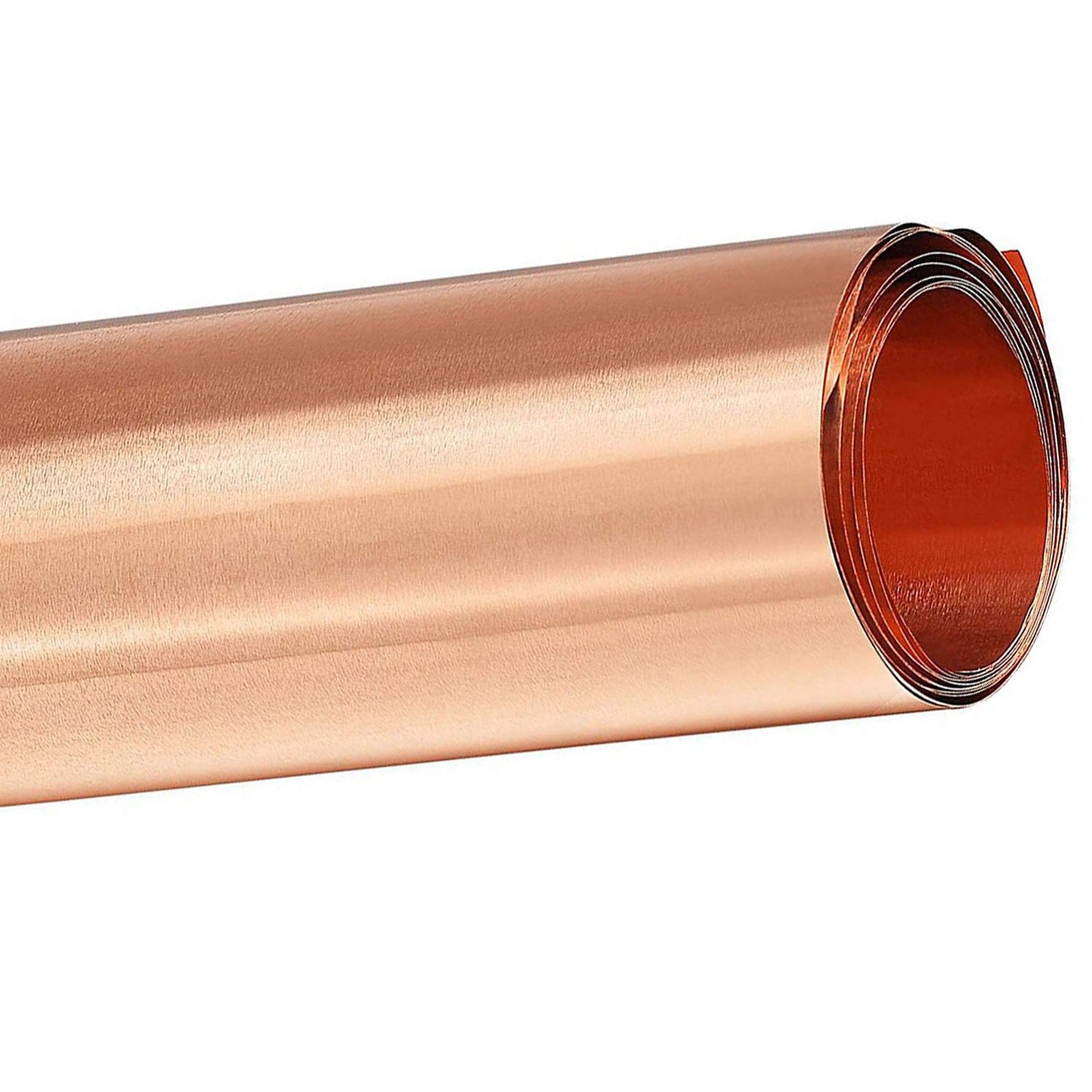 2X Copper Sheet Roll, Metal Foil Sheet 1000mm x 100mm x 0.03mm T3Q71656
