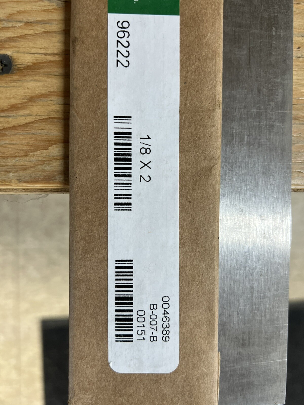 precision marshall 0-1 oil Hardening ground Flat Stock 1/8 x 2