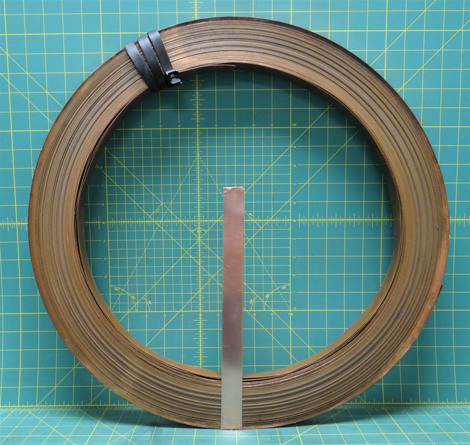 22 Gauge Solid Copper Grounding Strap Flexible Metal Banding 1″ x 0.028″ x 1 Ft