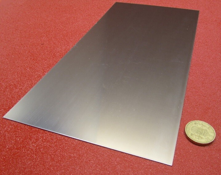 301 Stainless Steel Sheet Shim, .008″ (+/-.0004″) x 6.0″ x 1 Foot Length