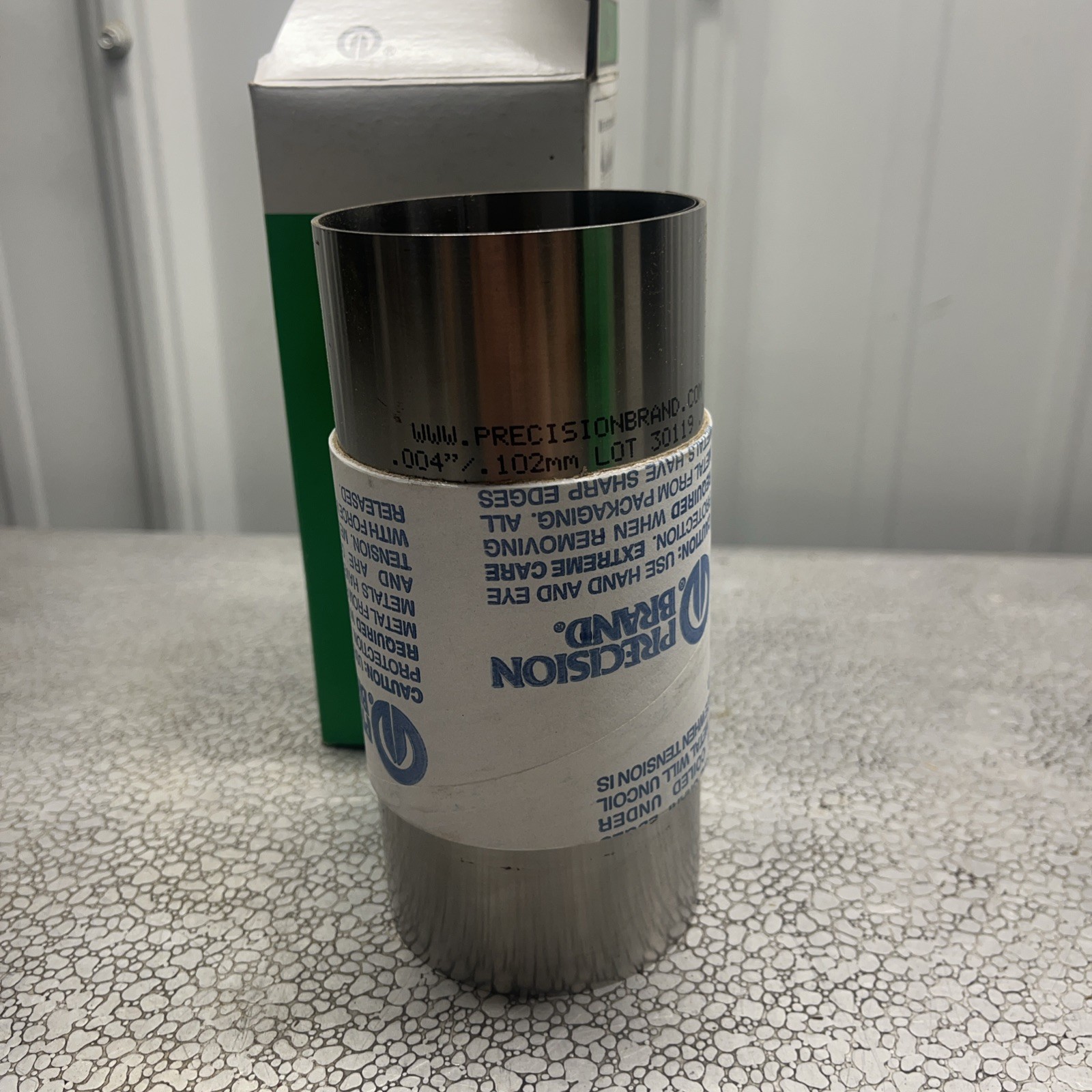 Precision Brand 16280 Shim Stock,Roll,Cold Low Steel,0.0040 In