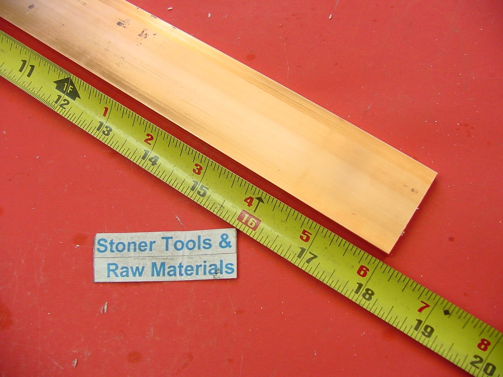 3/8″x 1-1/2″ C110 COPPER BAR 18″ long Solid Flat Bar New .375″ Bus Bar Stock H02