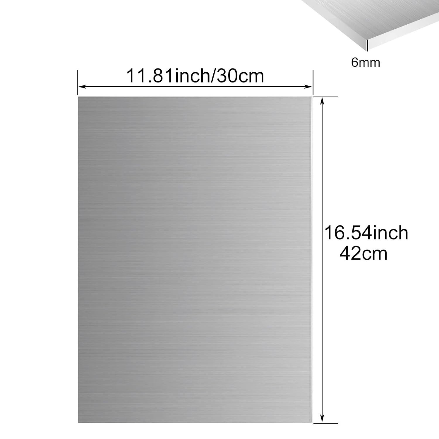Versatile 5052H32 Heat Treatable Metal Sheet 12x17x1/4″