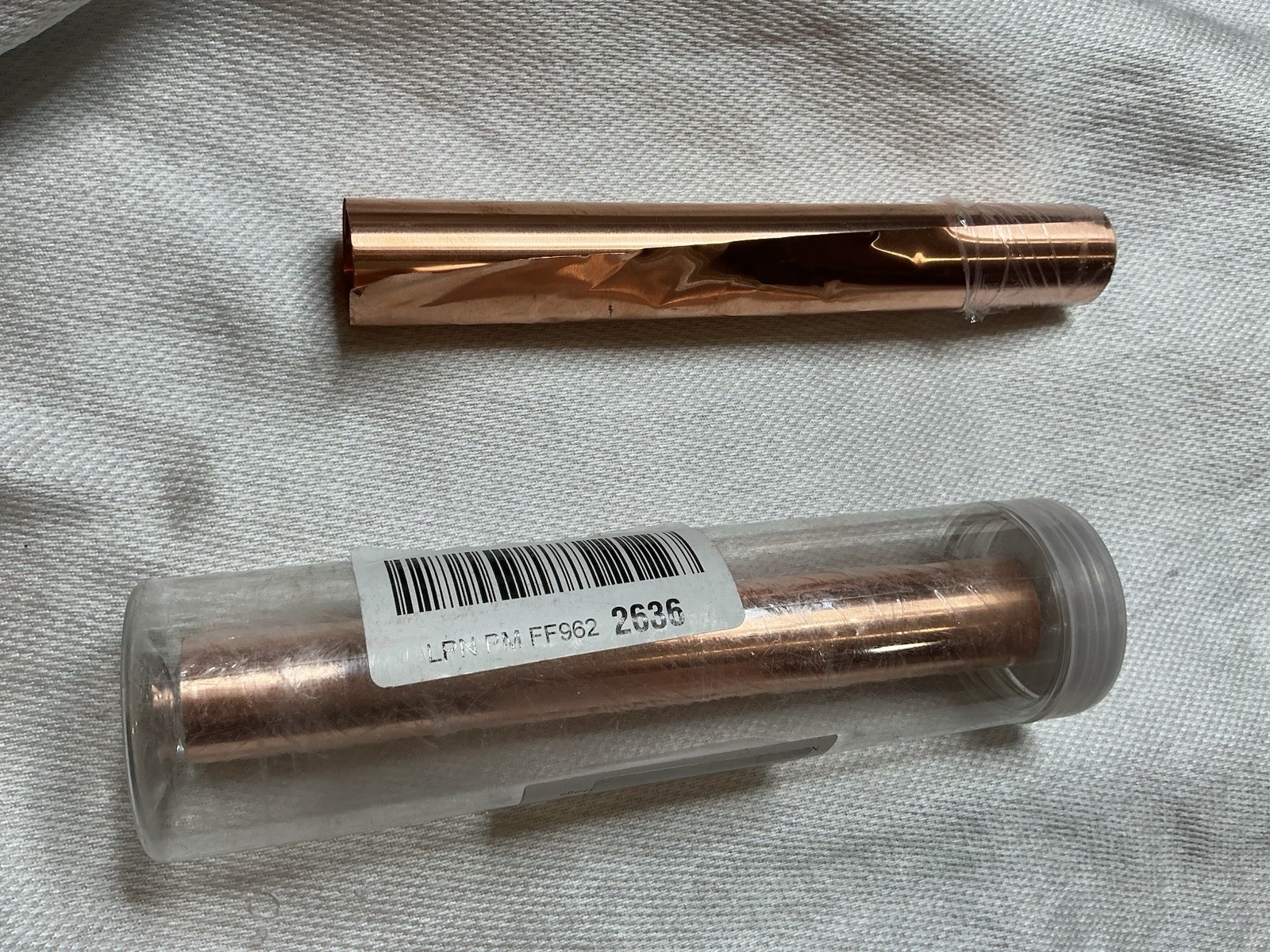 Copper Sheet Roll Foil 0.08mm x 0.2m x 2m Lot 2