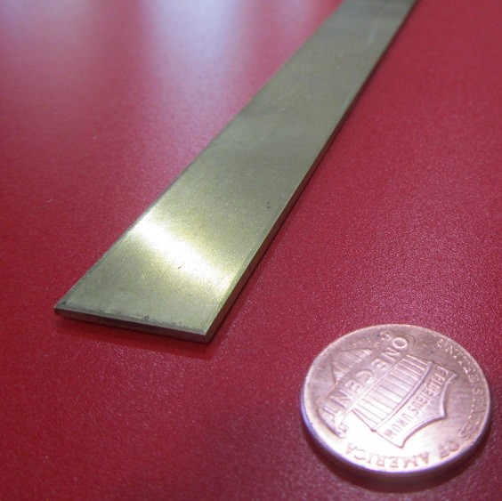 353 Brass Flat Bar 1/16″ Thick x 3/4″ Wide x 36.0″ Length