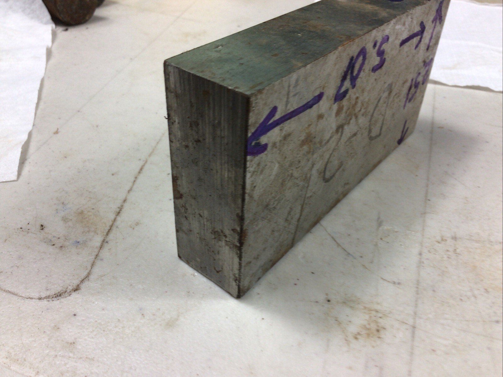 D2 Tool Steel Flat Stock, 1.03” X 2.51 X 5.07