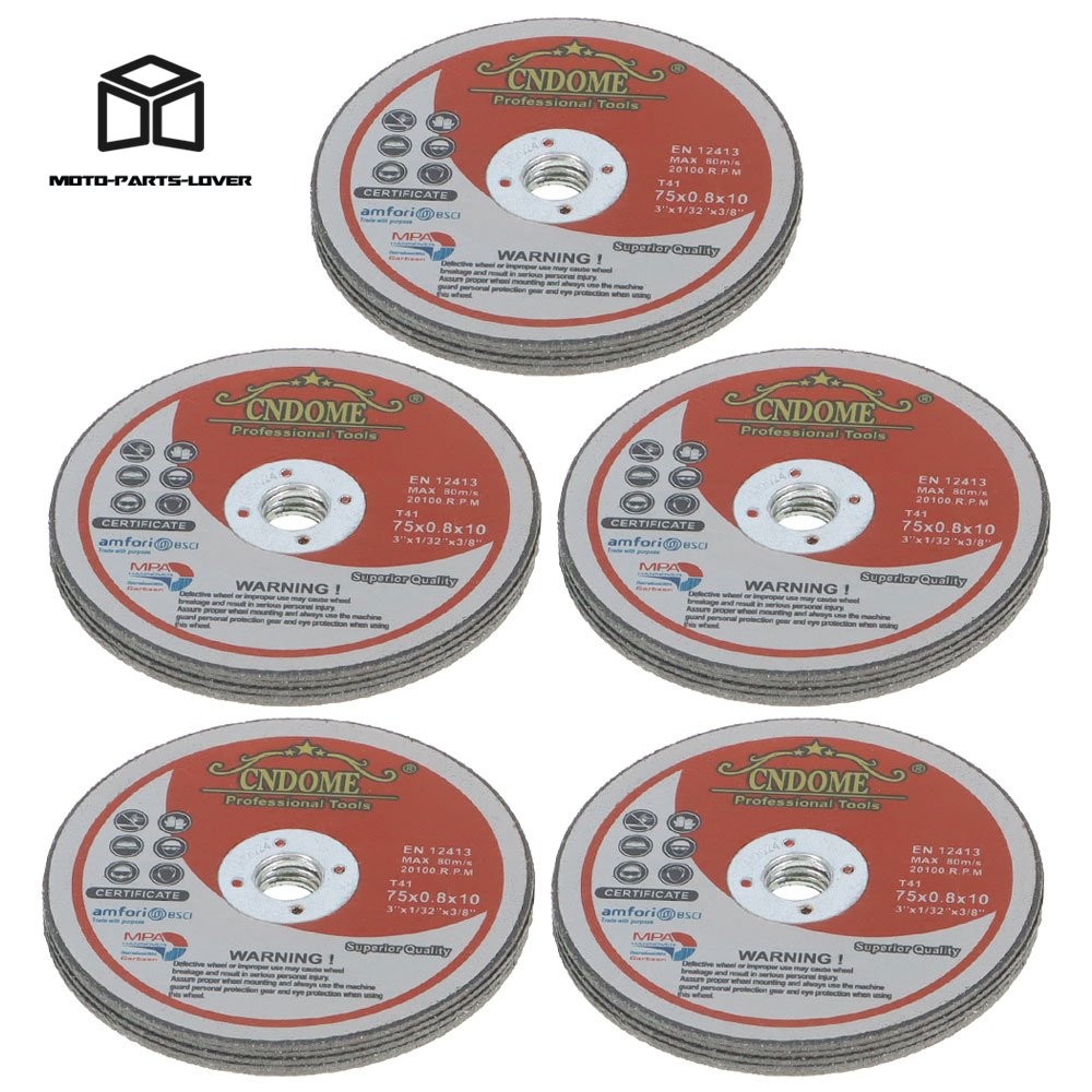 25 Pack Metal And Stainless Steel Cut Off Wheels 3″ x 1/32″ x 3/8″