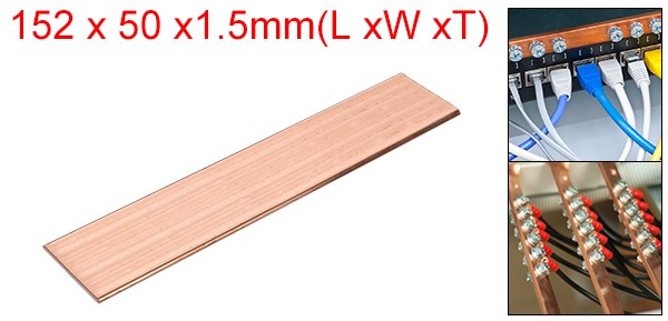 Copper Flat Bar 1/16″ Thickness x 2″ Width x 6″ Length Copper Bar Stock