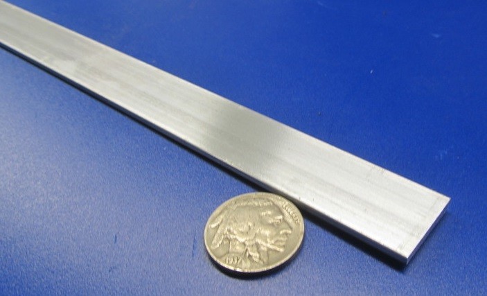 1100 Aluminum Bar Softened (O) .090″ Thick x 2.0″ Wide x 24″ Length, 2 pcs