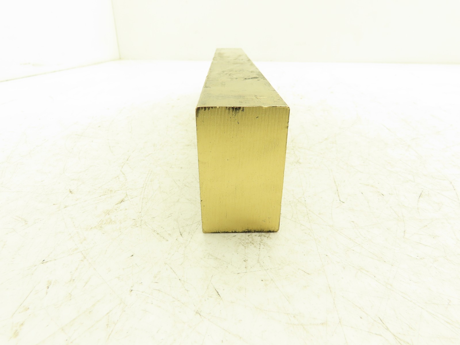 360 Yellow Brass Stock Rectangle Flat Bar 1-1/2″x 2-1/2″x 13-11/16″L 15lbs
