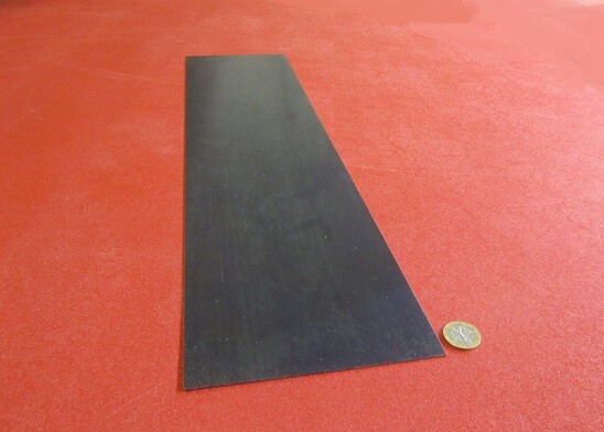 Blue Tempered Spring Steel Shim 0.042″ Thick x 6.00″ Width x 24″ Length