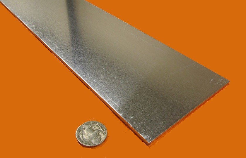 1100 Aluminum Bar Softened (O) .125″ (.125″) Thick x 4.0″ Wide x 24″ Long