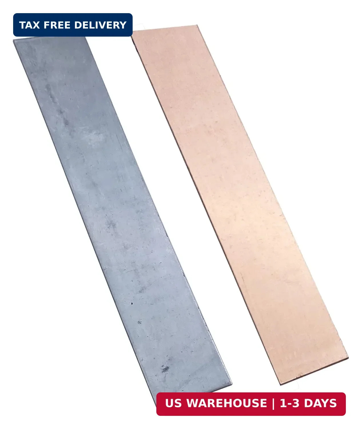 Pure Copper Zinc Anode Set 99.95% High Purity Copper Zinc Electrode Strips Set 0