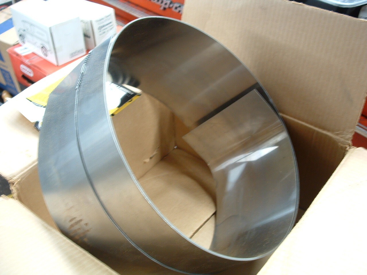 ROLL OF SHIM STEEL PRECISION BRAND A-25, .025 GUAGE 6″ WIDE X 100″ LONG USA