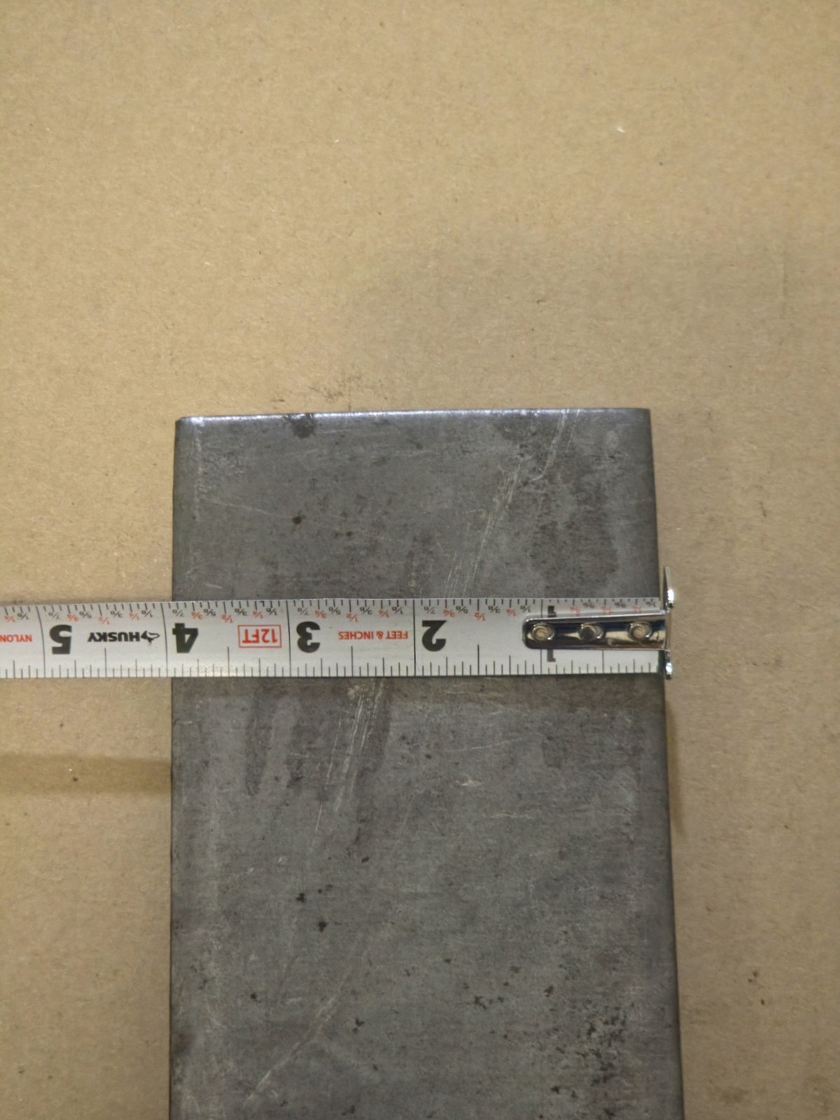 1/2″ (0.5″Thick) Hot Roll steel plate A36 4″X10″