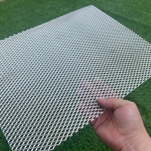 16″x12″ Stainless Steel Expanded Metal Sheet – 19 Gauge, 0.2″x0.4″ Holes, Grate