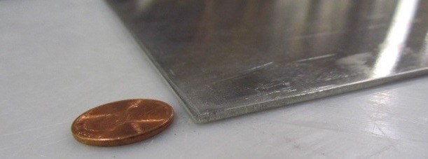 7075 Aluminum Sheet, T6, .063″ (1/16″) Thick x 24.0″ Width x 48.0″ Length