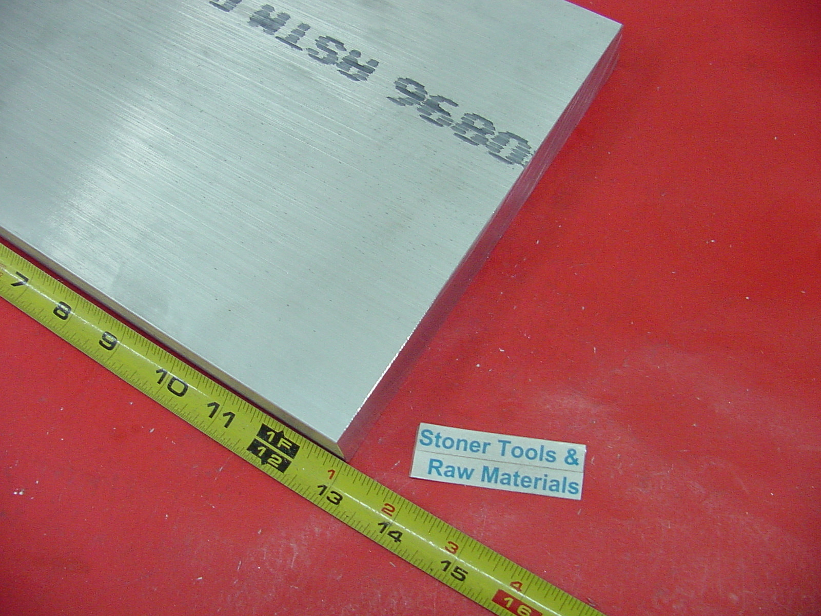 2″ X 8″ ALUMINUM 6061 FLAT BAR 13″ long Solid T6511 Extruded Mill Stock Cut New
