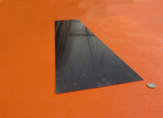 1095 Hard Blue Tempered Spring Steel Shim 0.050″ x 10.0″ x 48″ Length