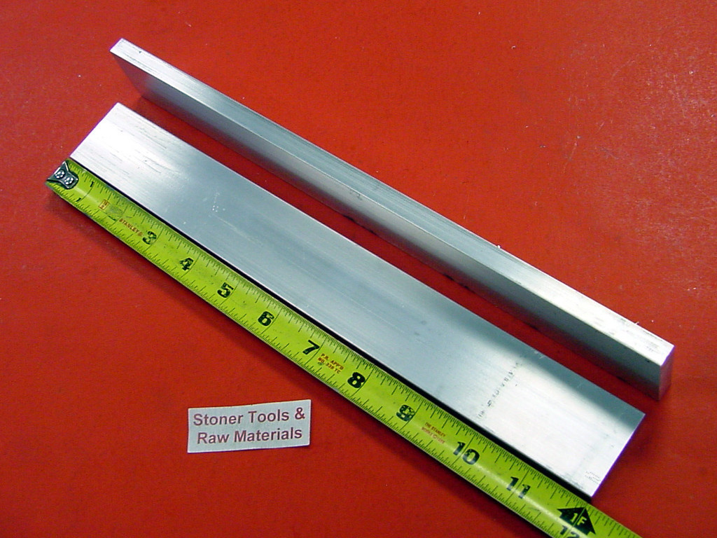 2 Pieces 3/8″ X 1-1/2″ ALUMINUM 6061 FLAT BAR 12″ long T6511 Solid Mill Stock
