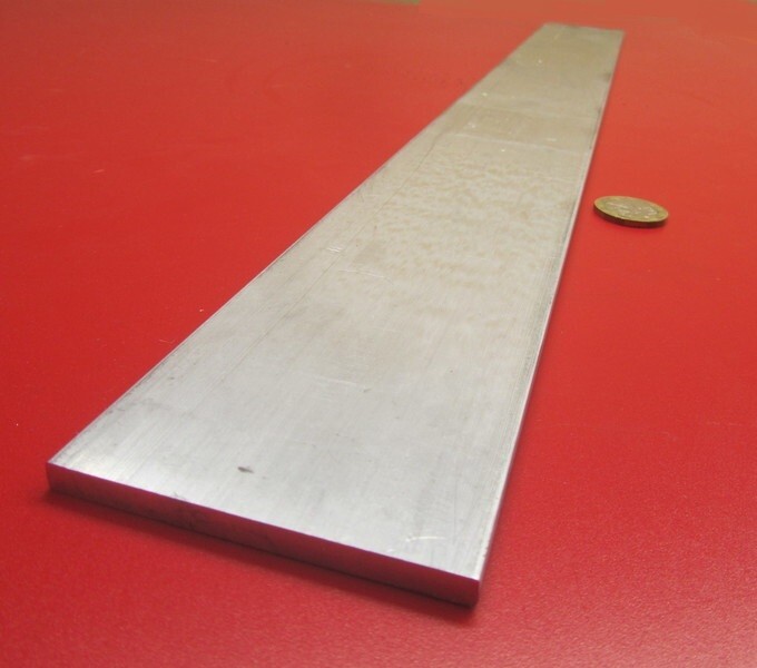 6061 T6511 Aluminum Bar, 3/16″ (.187″) Thick x 2 1/2″ Wide x 24″ Length