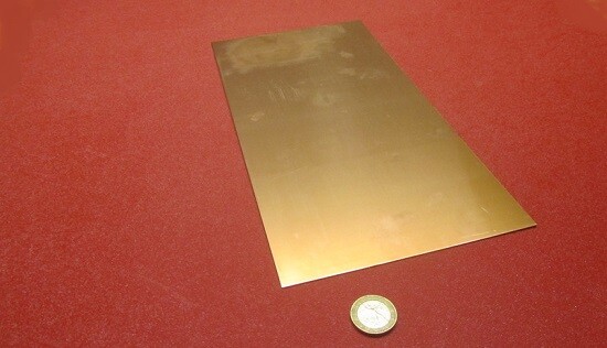 510 Phosphor Bronze Sheet .032″ (+/-.004″) Thick x 6.0″ Wide x 12.0″ Length