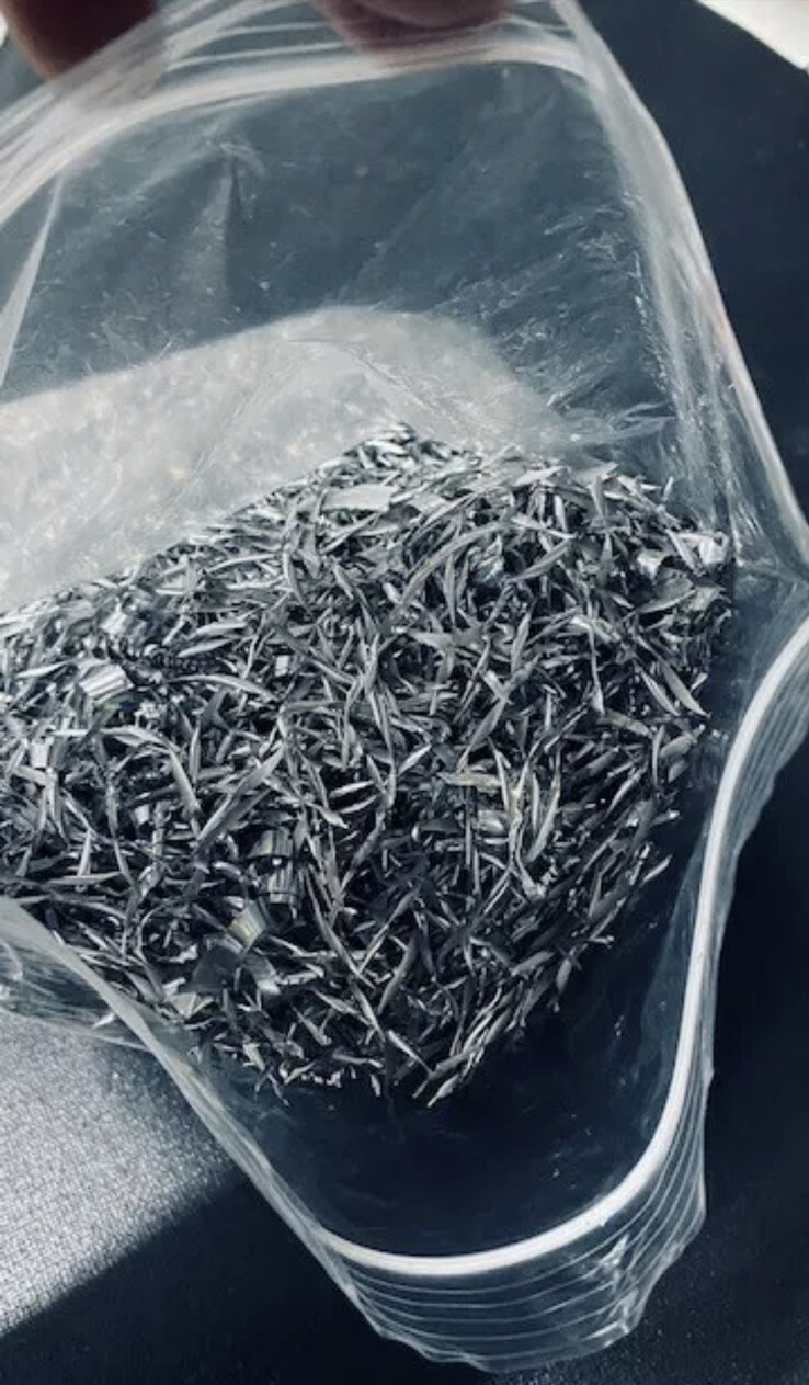 5 Pounds (SHIP FREE) ALUMINUM 6061 METAL SHAVINGS/CHIPS Orgonite Art