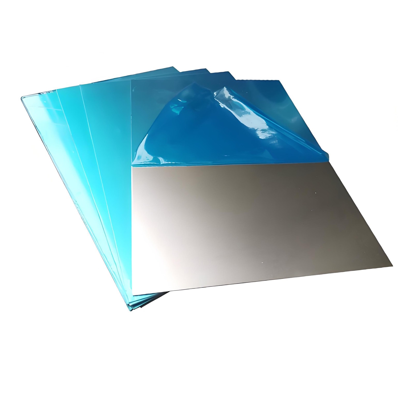 Aluminum Sheet Metal 6061 Flat Plate Double Protective Film 6×12 In 4 Pack