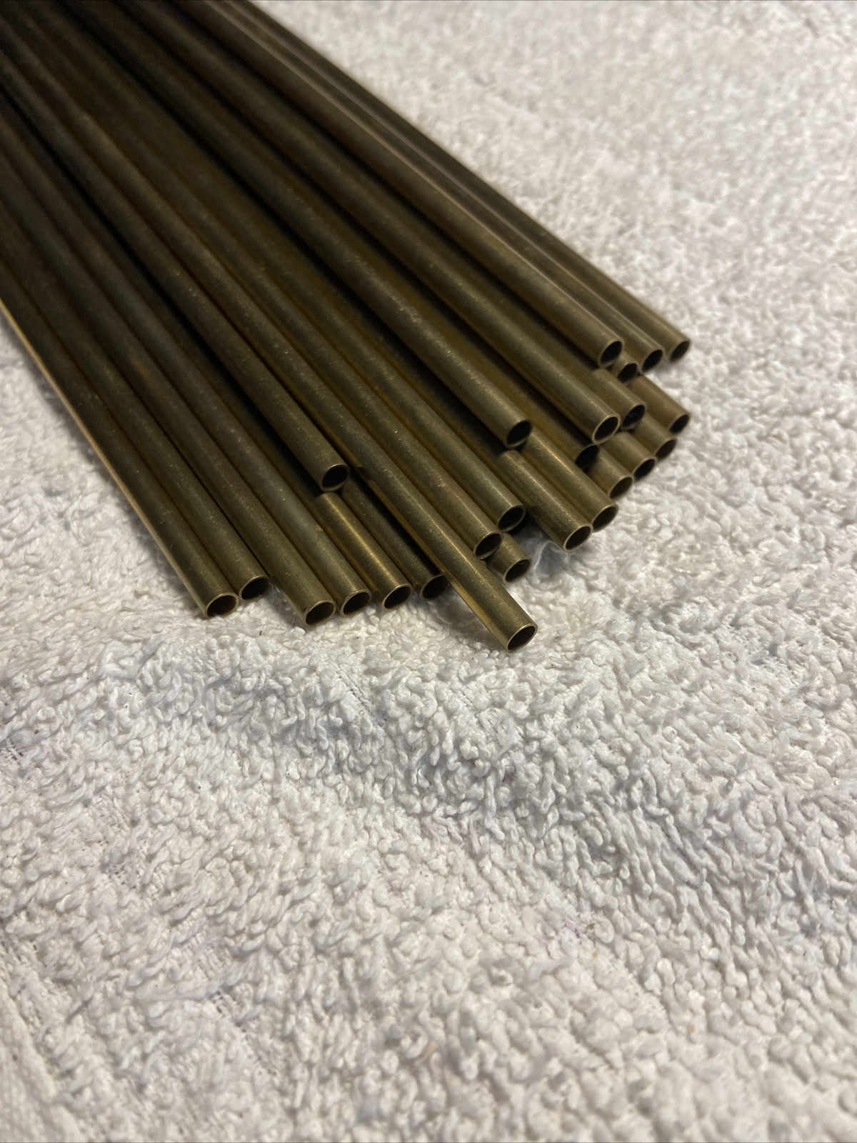 K&S 8129 0.014 in ga. Round Brass Tube 12 in. long x 3/16 in. diameter.