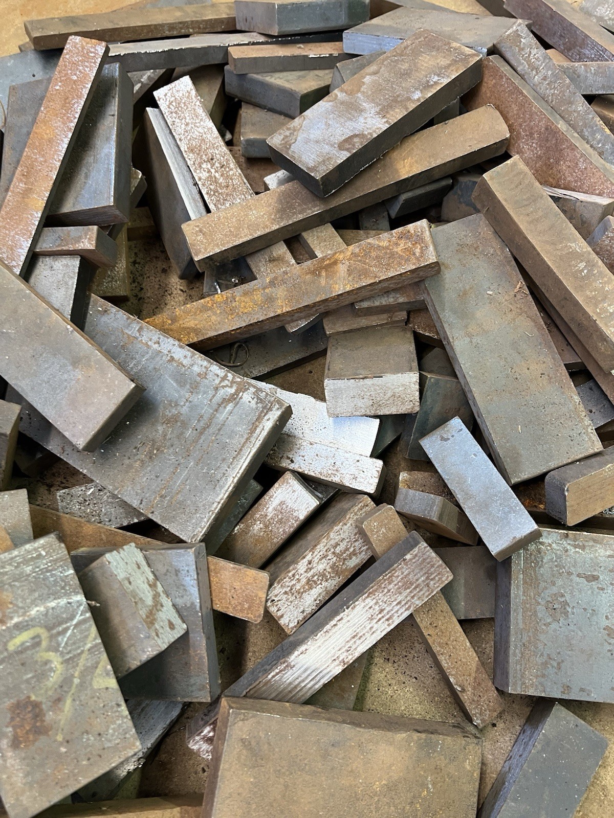 Mix lot 9+Lbs A36 Flat steel metal plate bar steel stock 3/8″ 1/2″ 3/4″ 1″+ Th