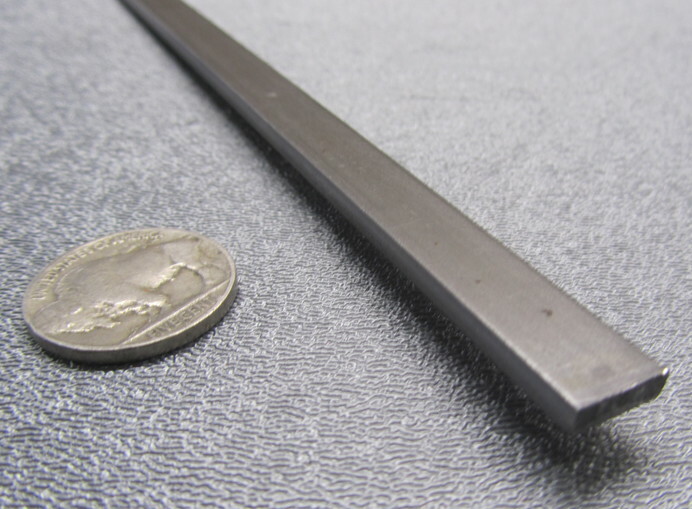 1018 Steel Bar, 1/8″ Thick x 3/8″ Wide x 24″ Length, 6 Pcs