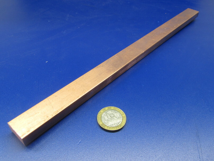 182 Copper Bar 3/8″ Thick x 3/4″ Wide x 1 Foot Length