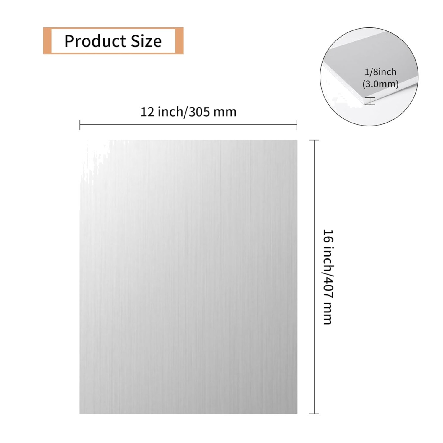DIY Craft Aluminum Sheet Metal 12x16x1/8 – Heat Treatable