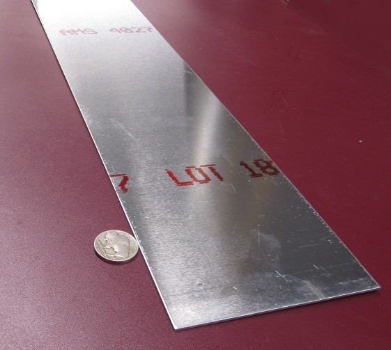 6061 T6 Aluminum Bar .063″ (1/16″) Thick x 4.0″ Wide x 48″ Length, 2 Pc