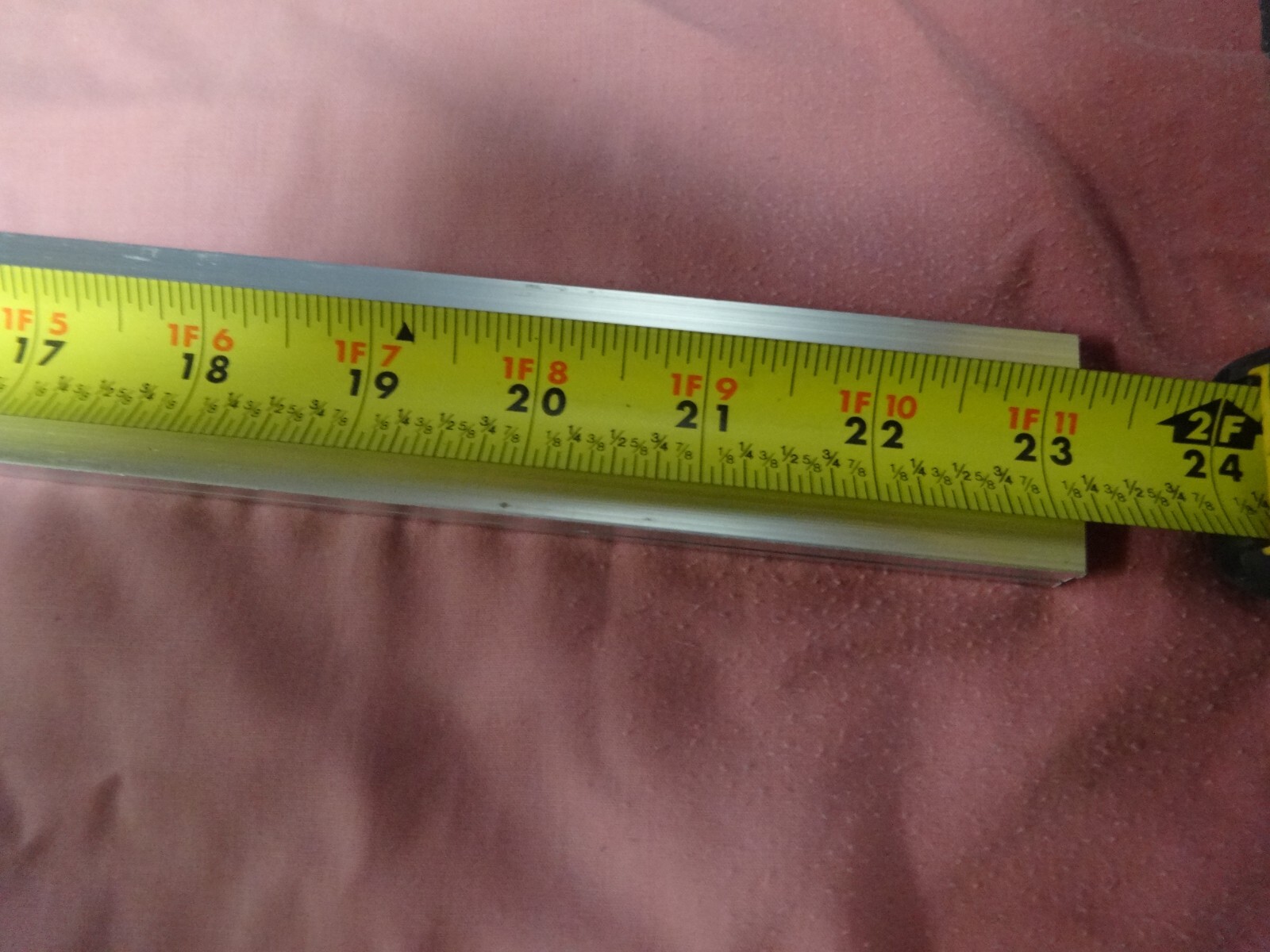 1/8″ x 1-1/2″ Aluminum Flat Bar, 6061 Plate, 23 1/4″ Length, T6511 Mill Stock