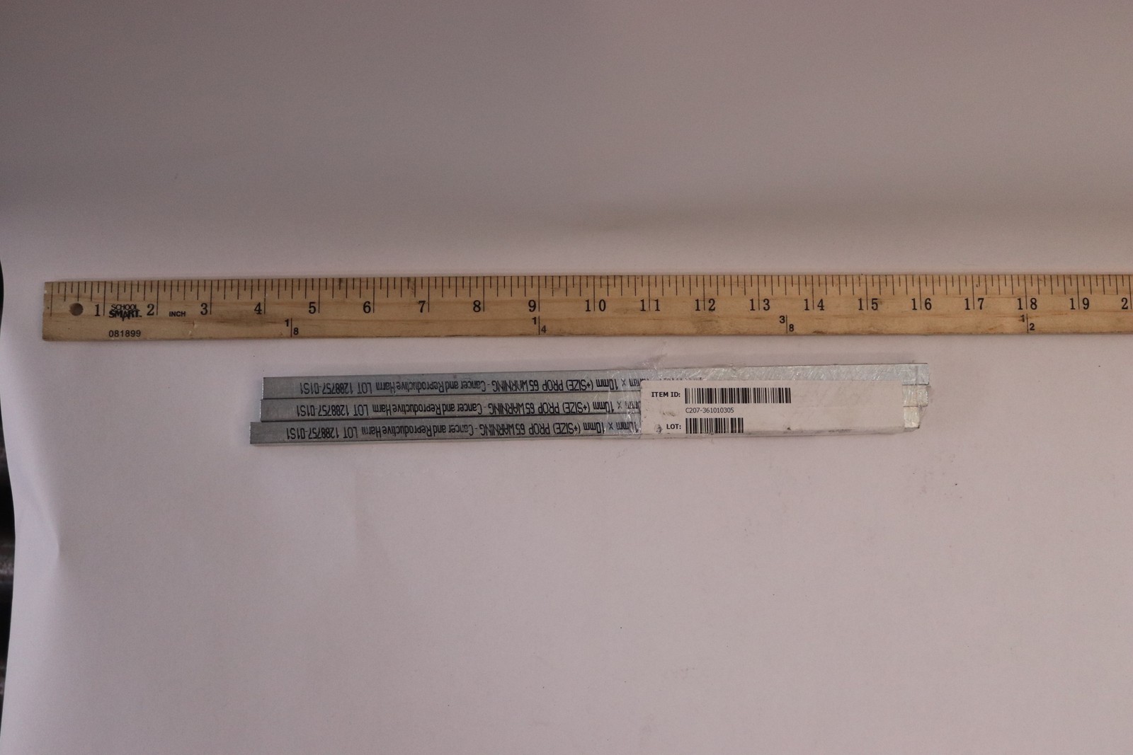 MSC Oversized Key Stock Steel Zinc-Plated 12″ Long C207-361010305